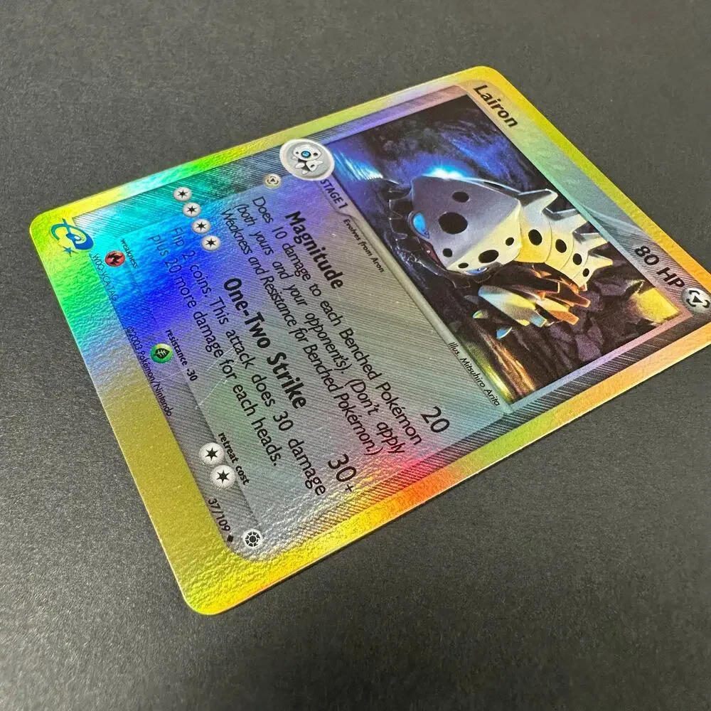 Pokemon TCG Lairon 37/109 EX Ruby and Sapphire Uncommon Reverse Holo NM